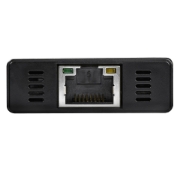 Picture of StarTech.com 3-Port Portable USB 3.0 Hub plus Gigabit Ethernet - Aluminum with Built-in Cable~3-Port Portable USB 3.0 Hub plus Gigabit Ethernet - 5Gbps - Aluminum with Built-in Cable