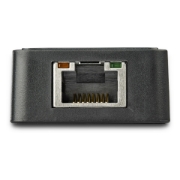 Picture of StarTech.com USB 3.0 to Gigabit Ethernet Adapter NIC w/ USB Port - Black