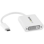 Picture of StarTech.com USB-C to DVI Adapter - White