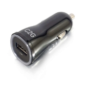 Picture of C2G 1-Port USB Car Charger, 2.4A Output