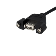 Picture of StarTech.com 3 ft Panel Mount USB Cable - USB A to Motherboard Header Cable F/F