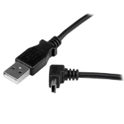 Picture of StarTech.com 1m Mini USB Cable - A to Up Angle Mini B