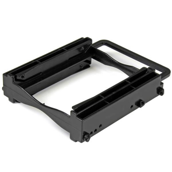 Picture of StarTech.com Dual 2.5" SSD/HDD Mounting Bracket for 3.5” Drive Bay - Tool-Less Installation