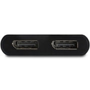 Picture of StarTech.com 2-Port Multi Monitor Adapter - DisplayPort 1.2 MST Hub - Dual 4K 30Hz or 1080p - USB Bus Powered - Video Splitter for Extended Desktop Mode on Windows PCs Only - DP to 2x DP
