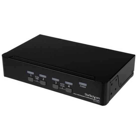Picture of StarTech.com 4 Port USB DisplayPort KVM Switch with Audio