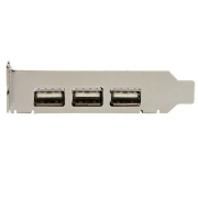 Picture of StarTech.com 4 Port PCI Express Low Profile High Speed USB Card