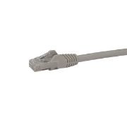Picture of StarTech.com 10m CAT6 Ethernet Cable - Grey CAT 6 Gigabit Ethernet Wire -650MHz 100W PoE RJ45 UTP Network/Patch Cord Snagless w/Strain Relief Fluke Tested/Wiring is UL Certified/TIA