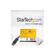 Picture of StarTech.com DisplayPort to DVI Adapter - DisplayPort to DVI-D Adapter/Video Converter - 1080p - DP 1.2 to DVI Monitor/Display Cable Adapter Dongle - DP to DVI Adapter - Latching DP Connector