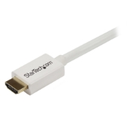 Picture of StarTech.com 7m / 23 ft CL3 Rated HDMI Cable w/ Ethernet - In Wall Rated Ultra HD HDMI Cable - 4K 30Hz UHD High Speed HDMI Cable - 10.2 Gbps - HDMI 1.4 Video/Display Cable - 30AWG, White