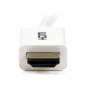 Picture of StarTech.com 7m / 23 ft CL3 Rated HDMI Cable w/ Ethernet - In Wall Rated Ultra HD HDMI Cable - 4K 30Hz UHD High Speed HDMI Cable - 10.2 Gbps - HDMI 1.4 Video/Display Cable - 30AWG, White
