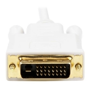 Picture of StarTech.com 3 ft Mini DisplayPort to DVI Adapter Converter Cable – Mini DP to DVI 1920x1200 - White