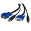 Picture of StarTech.com 10 ft 2-in-1 Universal USB KVM Cable