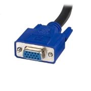 Picture of StarTech.com 10 ft 2-in-1 Universal USB KVM Cable
