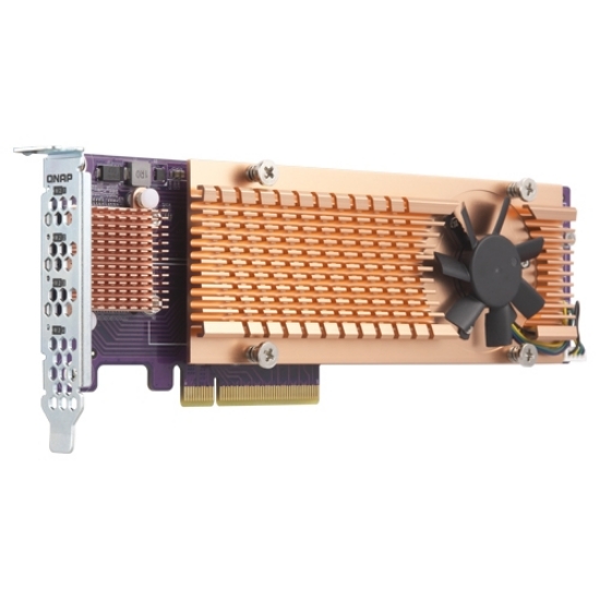 Picture of QNAP QM2-4P-384 interface cards/adapter Internal PCIe