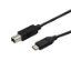 Picture of StarTech.com USB-C to USB-B Printer Cable - M/M - 0.5 m - USB 2.0