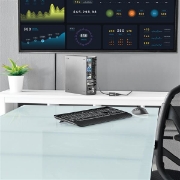 Picture of StarTech.com DisplayPort to HDMI Adapter - DP 1.2 to HDMI Video Converter 1080p - DP to HDMI Monitor/TV/Display Cable Adapter Dongle - Passive DP to HDMI Adapter - Latching DP Connector