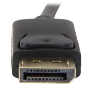 Picture of StarTech.com 3ft (1m) DisplayPort to HDMI Cable - 4K 30Hz - DisplayPort to HDMI Adapter Cable - DP 1.2 to HDMI Monitor Cable Converter - Latching DP Connector - Passive DP to HDMI Cord