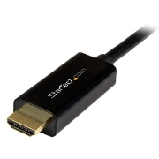 Picture of StarTech.com 3ft (1m) DisplayPort to HDMI Cable - 4K 30Hz - DisplayPort to HDMI Adapter Cable - DP 1.2 to HDMI Monitor Cable Converter - Latching DP Connector - Passive DP to HDMI Cord