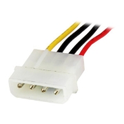 Picture of StarTech.com 12in LP4 Power Extension Cable - M/F