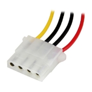 Picture of StarTech.com 12in LP4 Power Extension Cable - M/F
