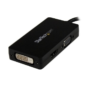 Picture of StarTech.com Travel A/V adapter: 3-in-1 DisplayPort to VGA DVI or HDMI converter