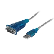 Picture of StarTech.com 17in (43cm) 1-Port USB to RS232 DB9 Serial Adapter Cable, USB to Serial Adapter Cable - M/M