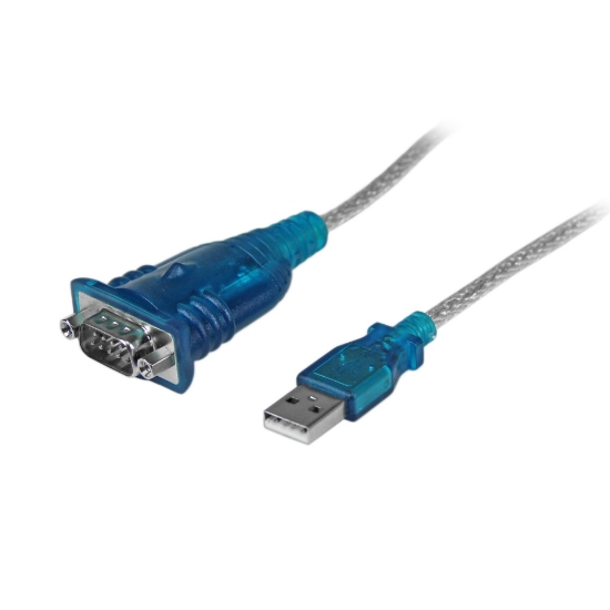 Picture of StarTech.com 17in (43cm) 1-Port USB to RS232 DB9 Serial Adapter Cable, USB to Serial Adapter Cable - M/M