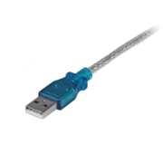 Picture of StarTech.com 17in (43cm) 1-Port USB to RS232 DB9 Serial Adapter Cable, USB to Serial Adapter Cable - M/M