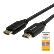 Picture of StarTech.com 3ft (1m) Premium Certified HDMI 2.0 Cable with Ethernet - High Speed Ultra HD 4K 60Hz HDMI Cable HDR10 - HDMI Cord (Male/Male Connectors) - For UHD Monitors, TVs, Displays