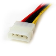 Picture of StarTech.com 12in LP4 to 2x SATA Power Y Cable Adapter