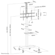 Picture of Neomounts PLASMA-M1900E TV trolley 37-70" - rotatable