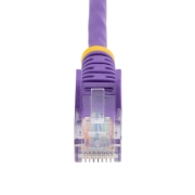 Picture of StarTech.com Cat5e Ethernet Patch Cable with Snagless RJ45 Connectors - 10 m, Purple