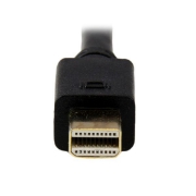 Picture of StarTech.com 15 ft Mini DisplayPort to VGA Adapter Converter Cable – mDP to VGA 1920x1200 - Black