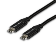 Picture of StarTech.com USB-C to USB-C Cable w/ 5A PD - M/M - 2 m (6 ft.) - USB 2.0 - USB-IF Certified