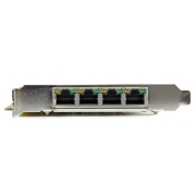 Picture of StarTech.com 4 Port Gigabit Power over Ethernet PCIe Network Card - PSE / PoE PCI Express NIC