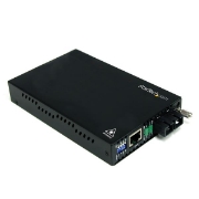 Picture of StarTech.com 10/100 Mbps Single Mode Fiber Media Converter SC 30 km