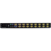 Picture of StarTech.com 16 Port Rackmount KVM Console w/ 6ft Cables - Integrated KVM Switch w/ 17" LCD Monitor - Fully Featured 1U LCD KVM Drawer- OSD KVM - Durable 50,000 MTBF - USB + VGA Support