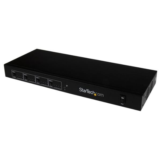 Picture of StarTech.com 4x4 HDMI Matrix Switcher and HDMI over HDBaseT CAT5 Extender - 230ft (70m) - 1080p