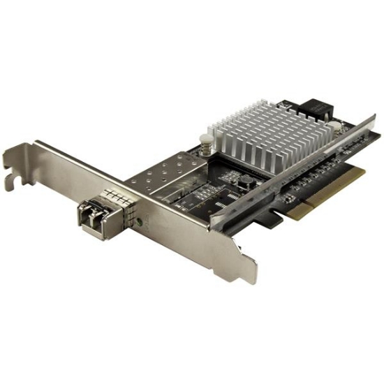 Picture of StarTech.com 1-Port 10G SFP+ Fiber Optic Network Card - PCIe - Intel Chip - MM