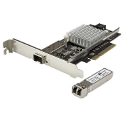 Picture of StarTech.com 1-Port 10G SFP+ Fiber Optic Network Card - PCIe - Intel Chip - MM