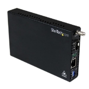 Picture of StarTech.com Gigabit Ethernet Fiber Media Converter with Open SFP Slot
