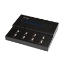 Picture of StarTech.com Standalone 1 to 7 USB Thumb Drive Duplicator and Eraser, Multiple USB Flash Drive Copier, System and File and Whole-Drive Copy at 1.5 GB/min, Single and 3-Pass Erase, LCD Display