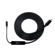 Picture of StarTech.com 9.8ft/3m USB C to DisplayPort 1.2 Cable 4K 60Hz - USB-C to DisplayPort Adapter Cable - HBR2 USB Type-C DP Alt Mode to DP Monitor Video Cable - Works w/ Thunderbolt 3 - Black