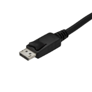 Picture of StarTech.com 9.8ft/3m USB C to DisplayPort 1.2 Cable 4K 60Hz - USB-C to DisplayPort Adapter Cable - HBR2 USB Type-C DP Alt Mode to DP Monitor Video Cable - Works w/ Thunderbolt 3 - Black