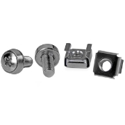 Picture of StarTech.com 50 Pkg M6 Mounting Screws and Cage Nuts for Server Rack Cabinet