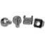Picture of StarTech.com 50 Pkg M6 Mounting Screws and Cage Nuts for Server Rack Cabinet