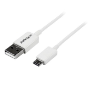 Picture of StarTech.com 1m White Micro USB Cable - A to Micro B