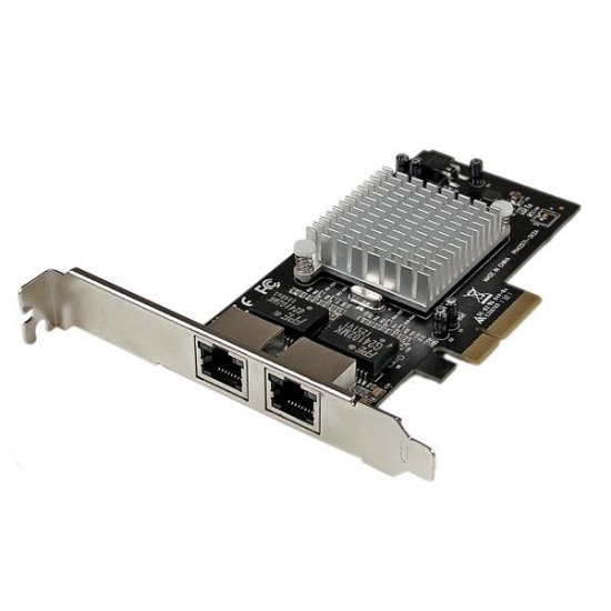 Picture of StarTech.com Dual Port PCI Express (PCIe x4) Gigabit Ethernet Server Adapter Network Card - Intel i350 NIC
