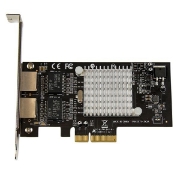 Picture of StarTech.com Dual Port PCI Express (PCIe x4) Gigabit Ethernet Server Adapter Network Card - Intel i350 NIC