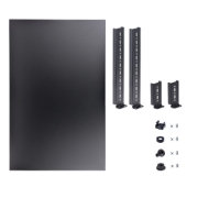 Picture of StarTech.com 1U 4-Post Adjustable Server Rack Mount Shelf - 330lbs(150 kg) - 19.5 to 38in Adjustable Mounting Depth Universal Tray for 19" AV, Data & Network Equipment Rack - 27.5in Deep